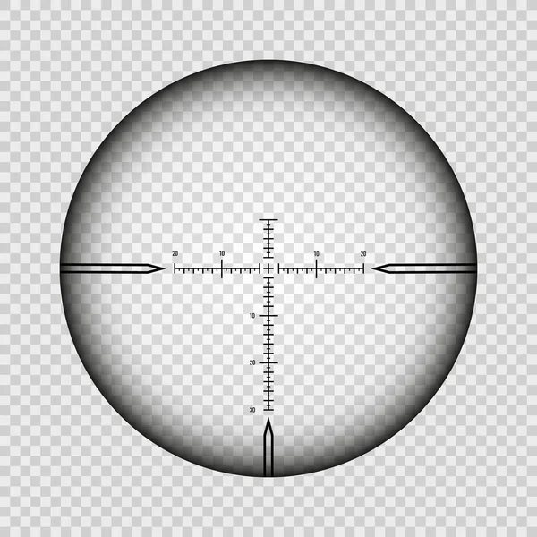 Sniper scope croix — Image vectorielle