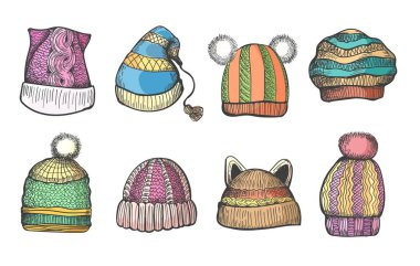 Örgü kapakları kroki seti