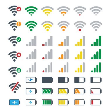 Telefon araçları pil ve sinyal
