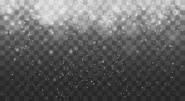 Snowflake decoración otoño fondo — Vector de stock