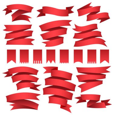 Kırmızı bayraklar ve kurdeleler dizildi