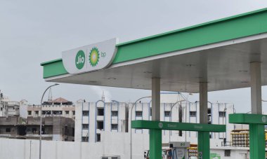 Hindistan 'daki petrol yatağının görüntüsü.