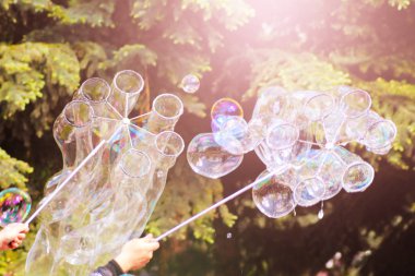 Sabun köpüğü, arka plan komik