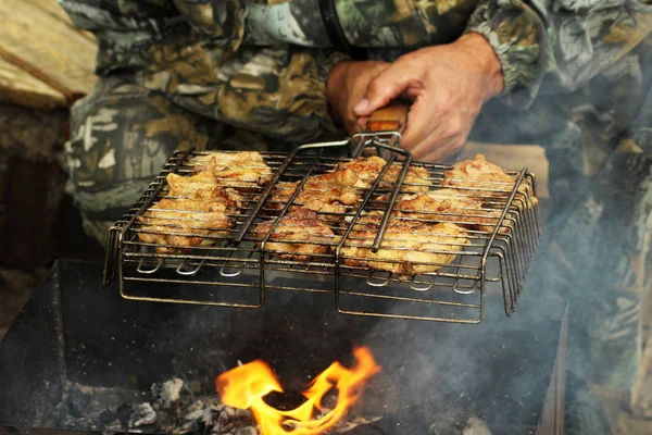 グリルのバーベキュー 肉料理 — ストック写真