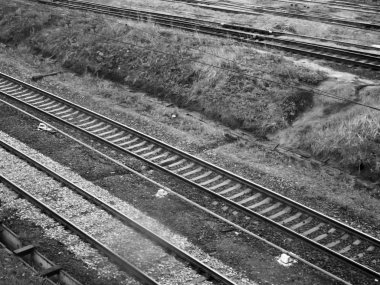 Tren geliyor, demiryolu parça, metal açık nesne