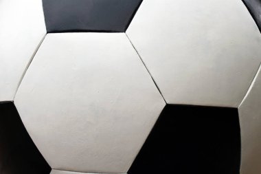 Futbol topu, spor ekipmanları arka plan nesnesi, tam ekran