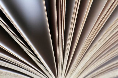 Kitabın sayfalarında çok yakın