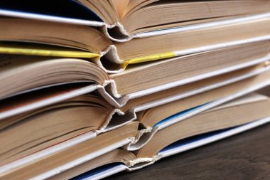 Eski kağıt kitaplar seti