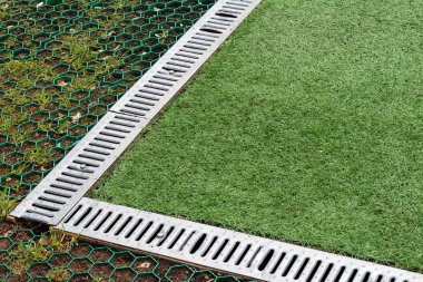 Drenaj hendekleri Stadı, yakın çekim