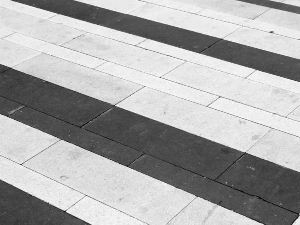 Schöne Neue Pflastersteine Auf Der Straße Freien — Stockfoto