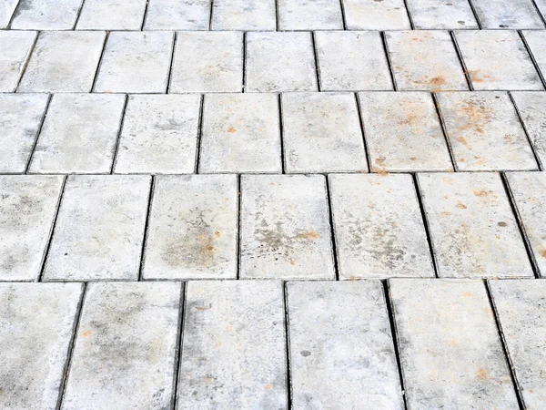 Fußboden Mit Pflastersteinen Freien — Stockfoto