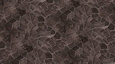 İç döşeme ve duvar malzemeleri için taş desenli hafif kahverengi