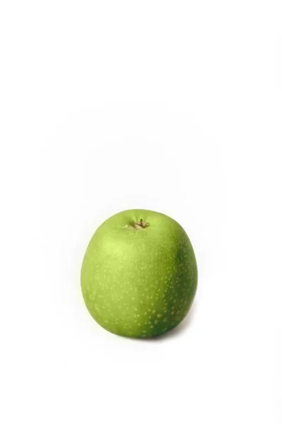 Yeşil Elma Kırmızı Elma Beyaz Arka Plan Fotoğraf Için Belgili — Stok fotoğraf