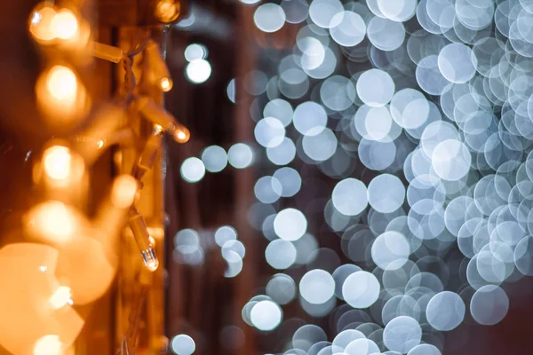 Fondo Borroso Con Navidad Bokeh — Foto de Stock