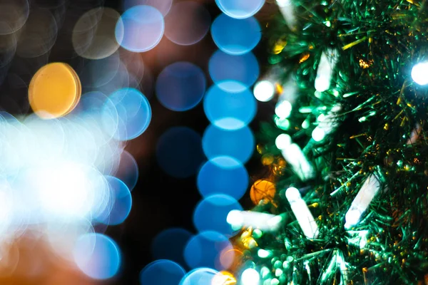 Fondo Borroso Con Navidad Bokeh — Foto de Stock