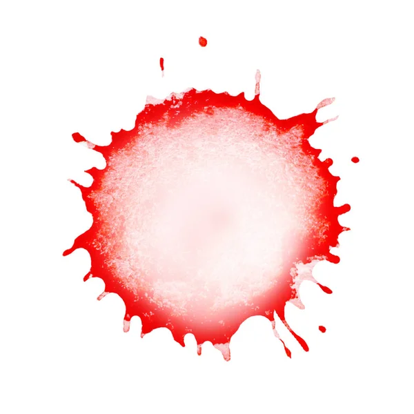 Blood Stain Texture Spot Splash Blood Blood Stain Isolated White — Stock Photo, Image