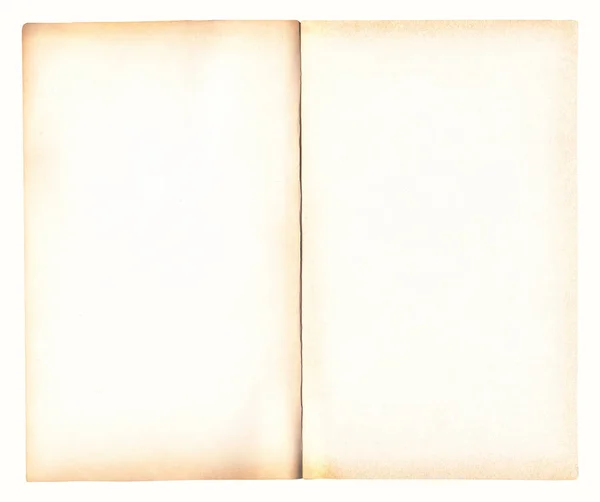 Old Open Book with Empty Pages Stock Image - Image of background,  isolation: 118507651