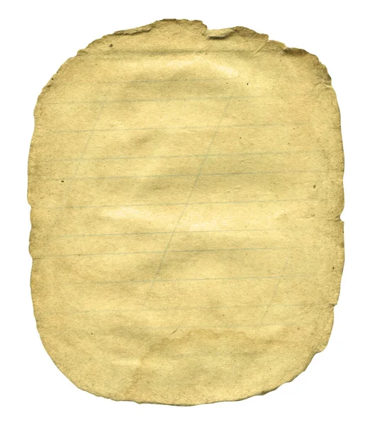 Old Brown Paper Texture Aged Worn Paper Old Paper Sheet — Stock Photo, Image
