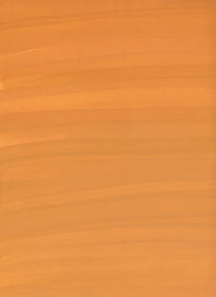 Abstract Art Orange Gouache Paint Texture Background Empty Copy Space — Stock Photo, Image