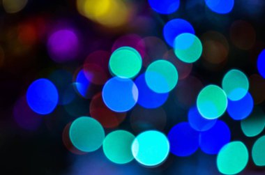 Soyut bokeh gece arka plan. Soyut glitter bokeh arka plan