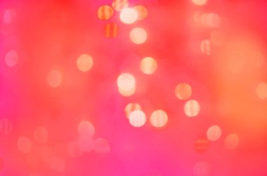 Ufuk kırmızı ışık arka plan. Kırmızı glitter vintage ışıklar. Kırmızı bulanıklık bokeh ışık.