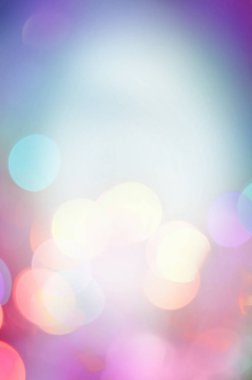 Bokeh ufuk arka plan ışıklar. Çevre günü kavramı