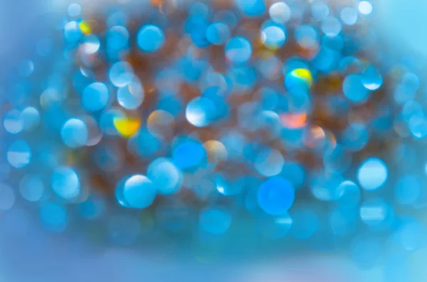 Абстрактный Фон Синими Огнями Боке Расслабленный Синий Фон — стоковое фото
