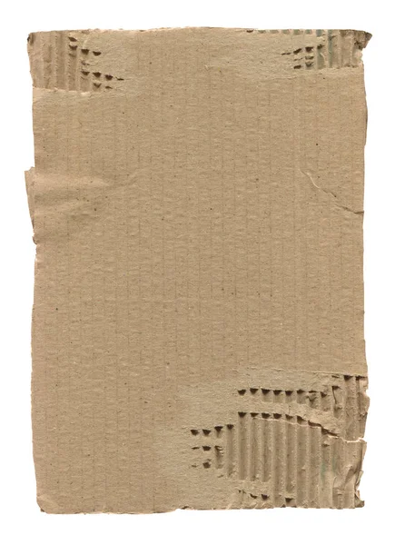 Corrugated Cardboard Texture Textured Recycled Cardboard Texture — Stock Photo, Image