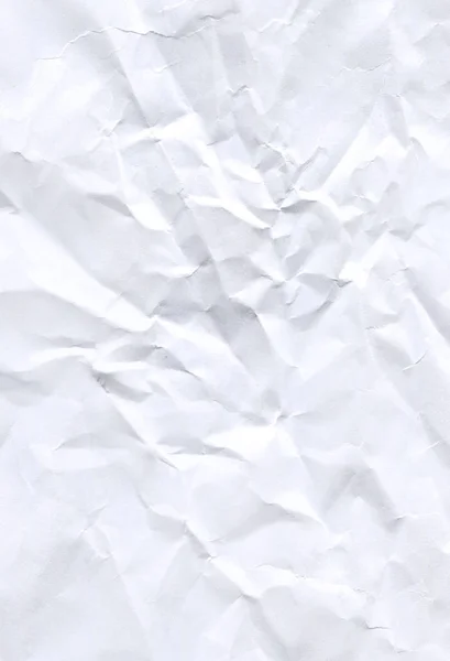 Wrinkled crumpled paper texture or background.  Texture of crumpled paper.  White paper sheet. Copy space for your text