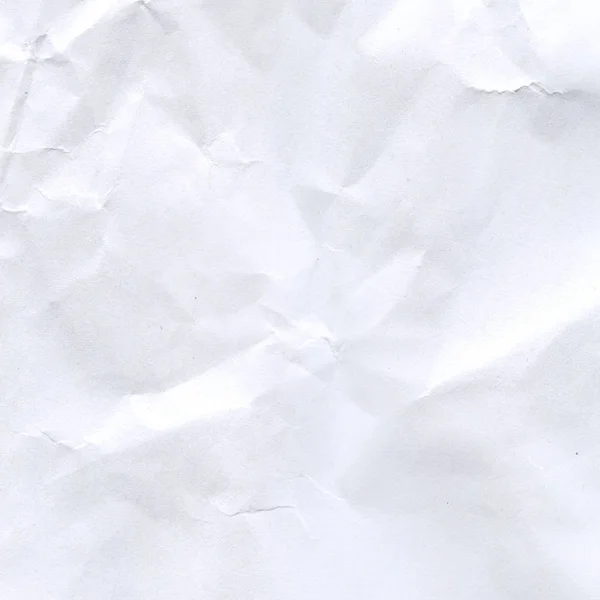 Bílá Pomačkání Papíru Textury Bílá Zmačkaný Papír Pozadí — Stock fotografie