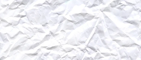 Buruşuk Kağıt Arka Plan Buruşuk Beyaz Kağıt Doku Kadar Kapatın — Stok fotoğraf