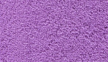 Terry leylak havlu doku arka plan. Lila Rengi banyo pamuk havlu doku. Panoramik afiş arka plan