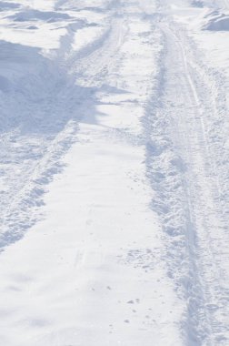 Yüksek açı görünümü kar arka plan. Pamuk Prenses doku. Arka plan kar doku