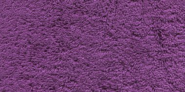 Menekşe lifler havlu doku. Menekşe banyo havlu arka plan. Ultra violet havlu doku arka plan