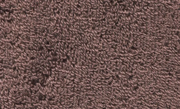 Teksturowane Zbliżenie Brązowy Ręcznik Brązowy Ręcznik Tekstury Tkanina Tło Tekstura — Zdjęcie stockowe