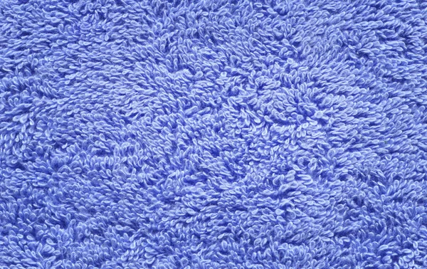 Niebieski Frotte Tkanina Tekstura Tło Niebieski Bawełny Ręcznik — Zdjęcie stockowe