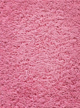 Yumuşak doku pembe havlu. Pembe havlu doku. Pamuk havlu arka plan ve textur