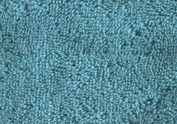 Fundo Textura Tecido Terry Azul Toalha Banho Algodão Azul — Fotografia de Stock