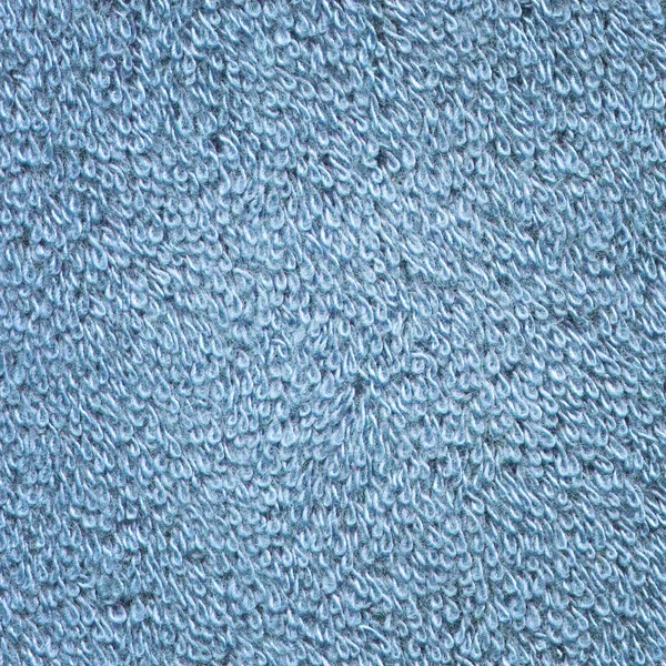 Textura Toalha Banho Algodão Azul Fundo Toalha Azul — Fotografia de Stock