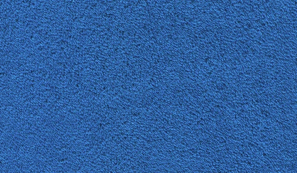 蓝色毛巾表面纹理背景 粗糙的蓝色毛巾纹理 宽幅横幅 — 图库照片