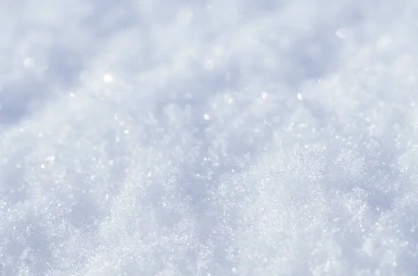 雪与太阳一起发光 抽象的雪纹理 美丽的抽象雪背景 — 图库照片