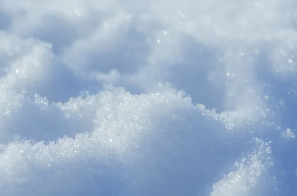 雪が太陽に光っていた 抽象的な雪のテクスチャです 美しい抽象雪背景 — ストック写真