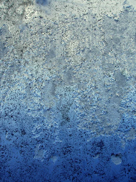 Frozen Metal Gray Color Metal Surface Frozen Ice Stock Photo