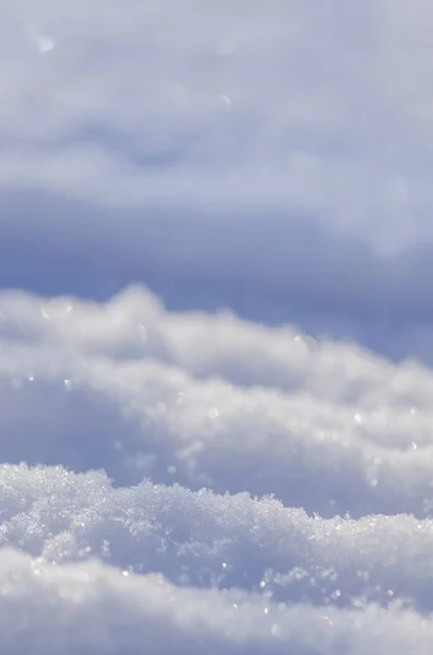 Fondo Blanco Invierno Textura Nieve Tono Azul — Foto de Stock