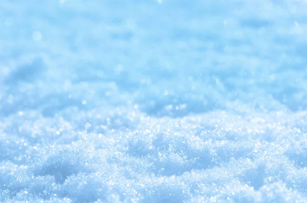 青のトーンで雪のテクスチャ 白い雪のテクスチャ 雪のドリフトと冬の背景 — ストック写真