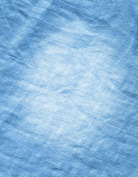Blauwe Doek Abstracte Textuur Textuur Van Het Doek Voor Achtergrond — Stockfoto