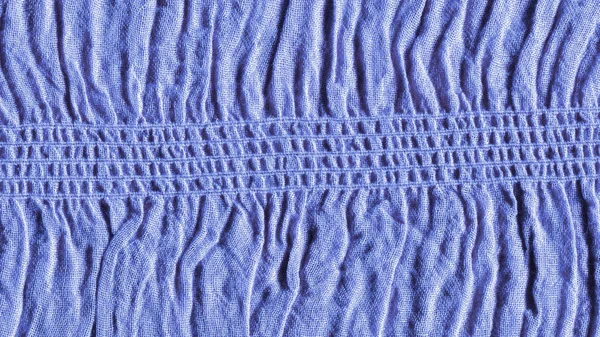 Tessuto Blu Tessuto Con Texture Naturale Texture Tela Blu — Foto Stock