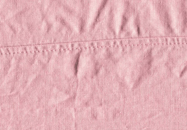 Surface Pink Texture Cloth Pink Texture Background Pink Linen Background — Stock Photo, Image