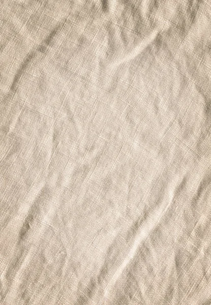 バーラップ グランジ テクスチャ背景 光の自然なリネンの風合い ダークブラウンのキャンバスの背景テクスチャです 茶色のリネンの布テクスチャ — ストック写真
