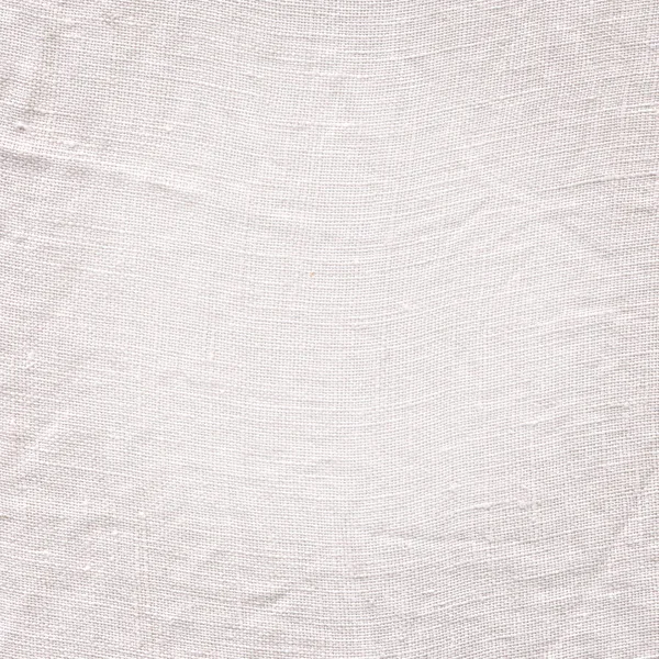 白のリネン キャンバス 白い布のテクスチャ — ストック写真